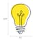 Creative Teaching Press® Core Décor Doodle Lightbulb Designer Cut-Outs, 3 Packs of 36